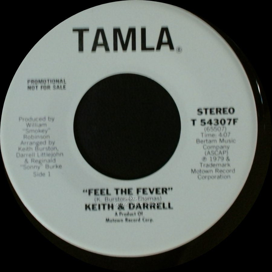 Keith & Darrell - Feel The Fever / Feel The Fever side B