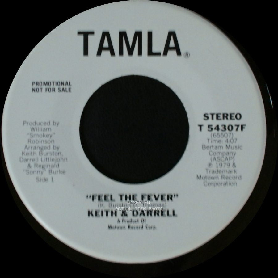 Keith & Darrell - Feel The Fever / Feel The Fever side A