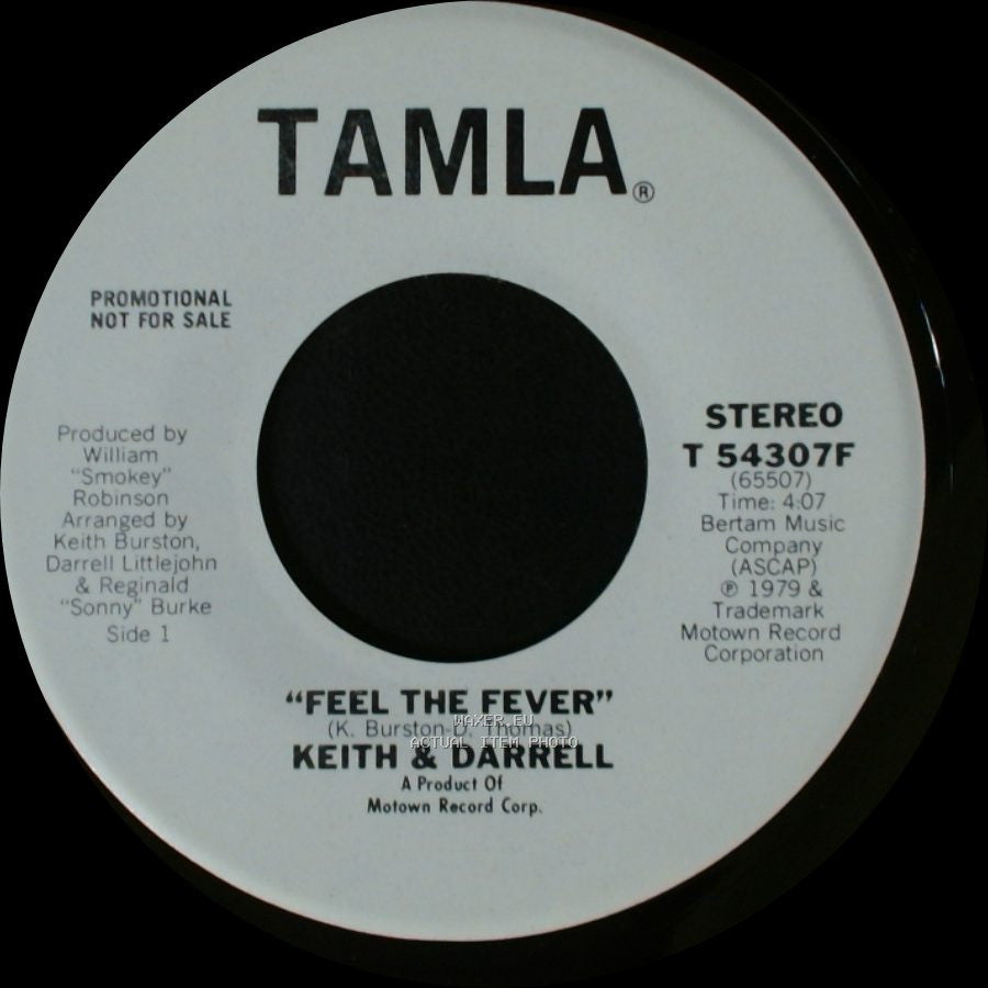 Keith & Darrell - Feel The Fever / Feel The Fever side B