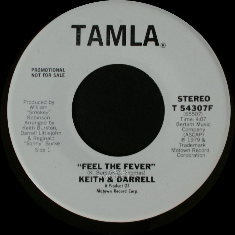 Keith & Darrell - Feel The Fever / Feel The Fever side A