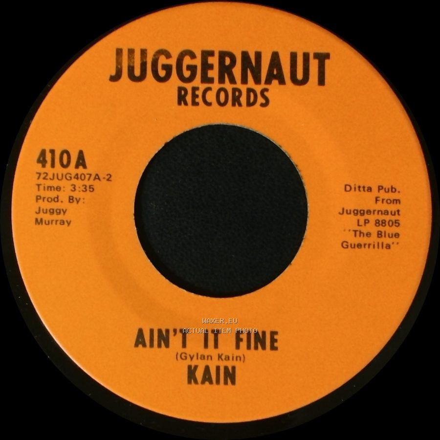 Kain - Ain't It Fine / Nubian Ii side B