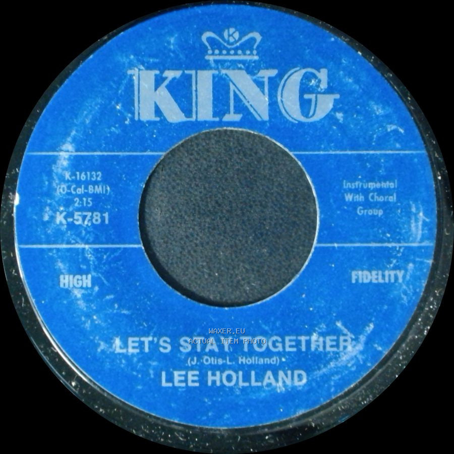 Lee Holland - Let's Stay Together / Give Me Back My Heart side A