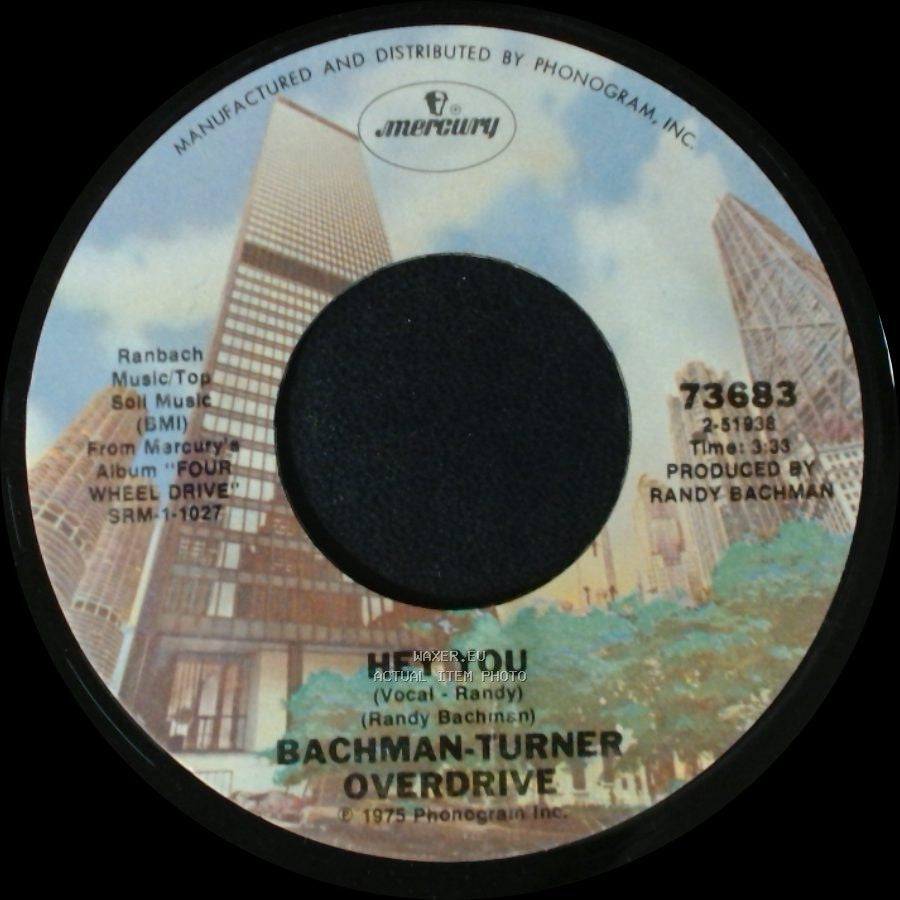 Bachman-Turner Overdrive - Flat Broke Love / Hey You side B