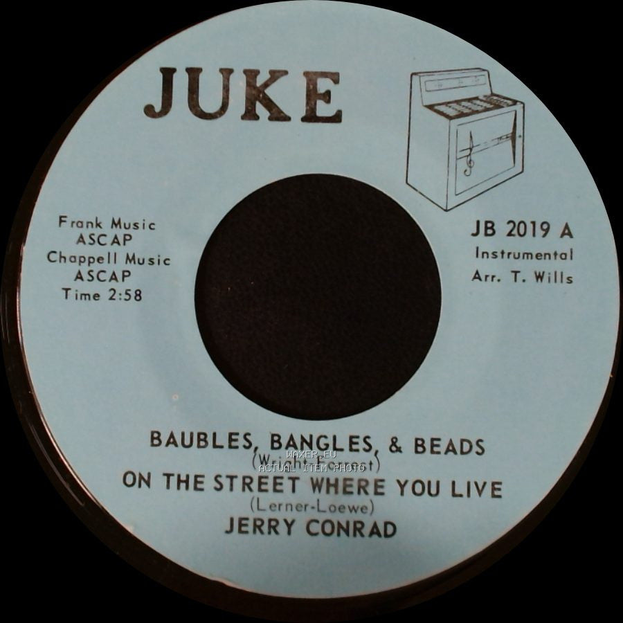 Jerry Conrad - Tenderly / Baubles, Bangles, & Beads / On The Street Where You Live side B