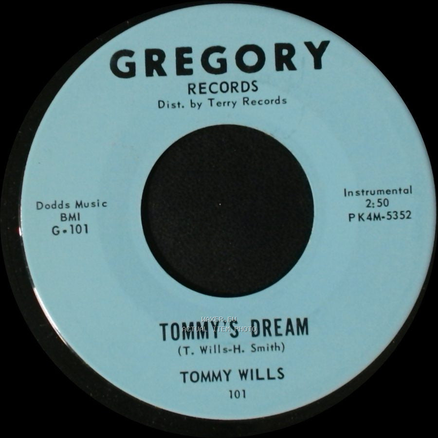 Tommy Wills - Blues In The Night / Tommy's Dream side B