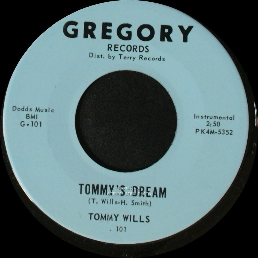Tommy Wills - Blues In The Night / Tommy's Dream side B