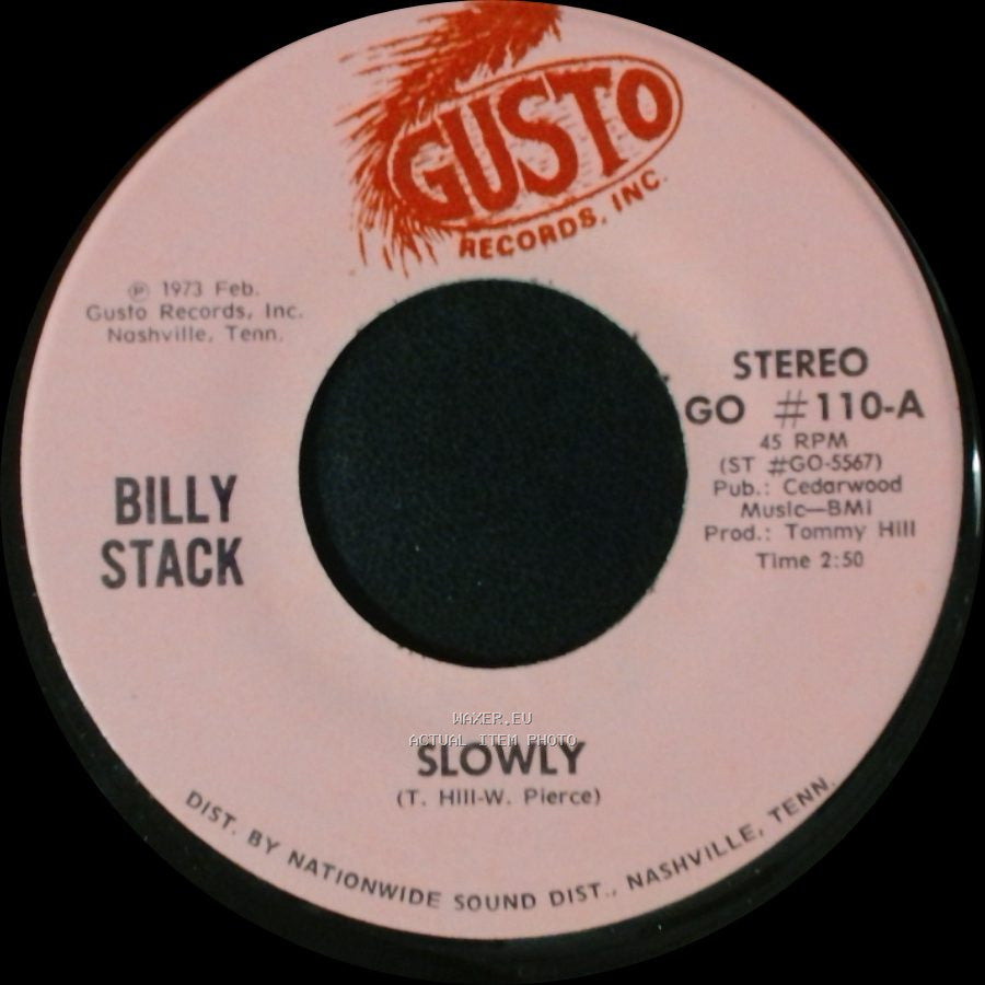 Billy Stack - Sorry / Slowly side A
