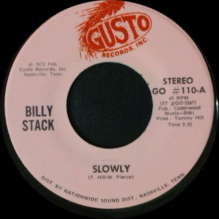 Billy Stack - Sorry / Slowly side A
