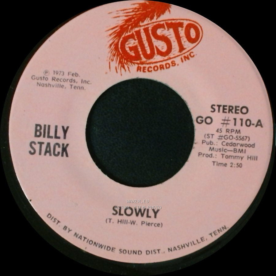 Billy Stack - Sorry / Slowly side A