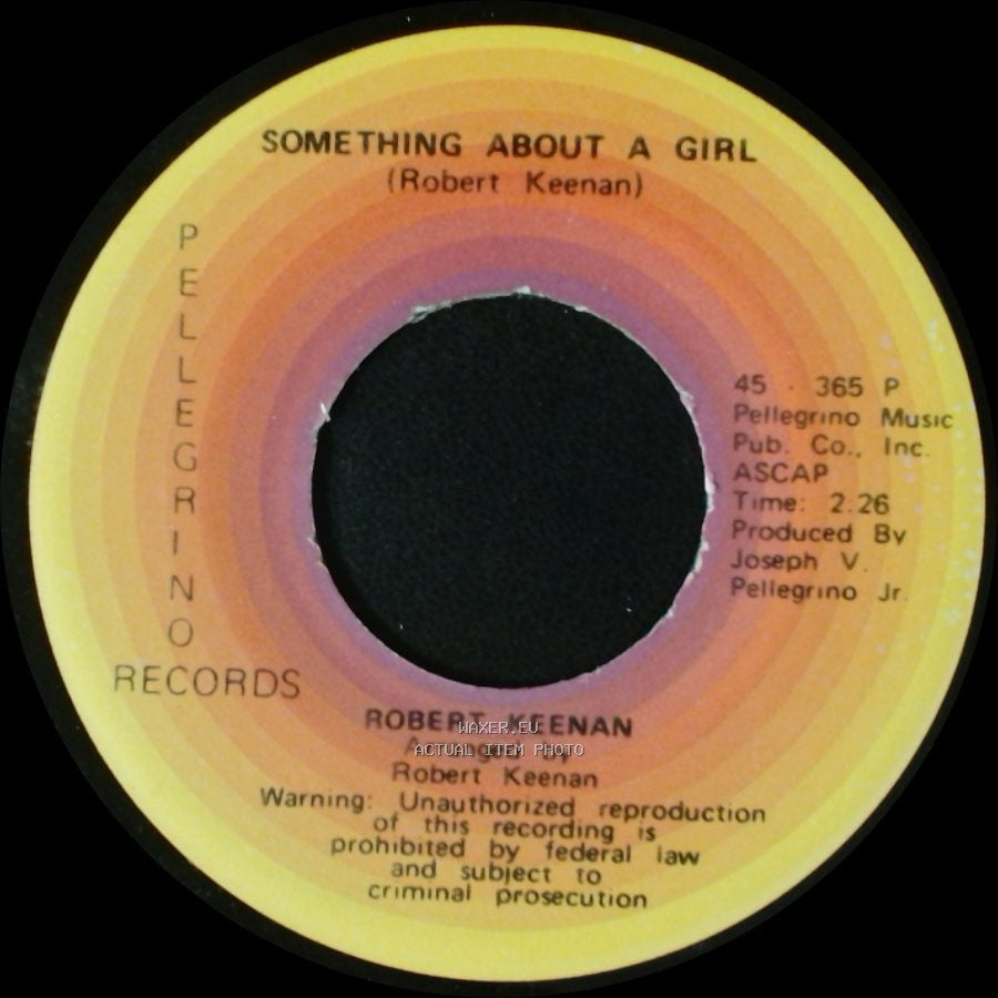 Robert Keenan - Ma'belle / Something About A Girl side B