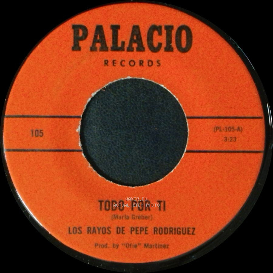 Los Rayos De Pepe Rodriguez - Just A Dream / Todo Por Ti side B