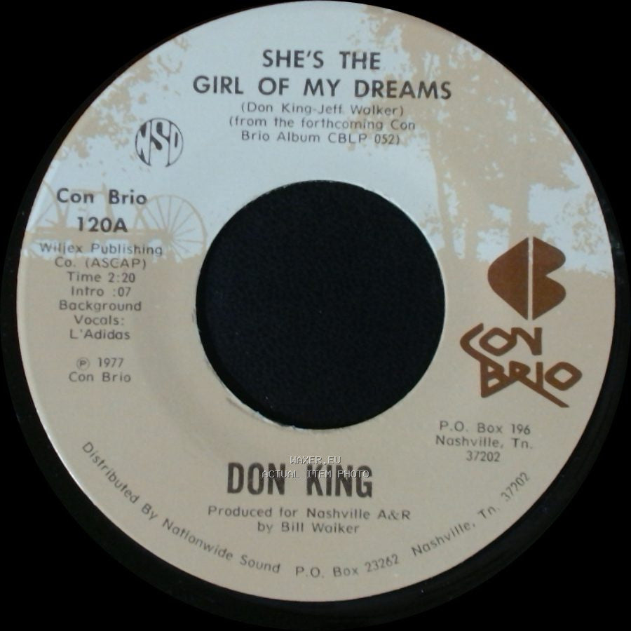 Don King - She's The Girl Of My Dreams / Dancing Across My Memory side A