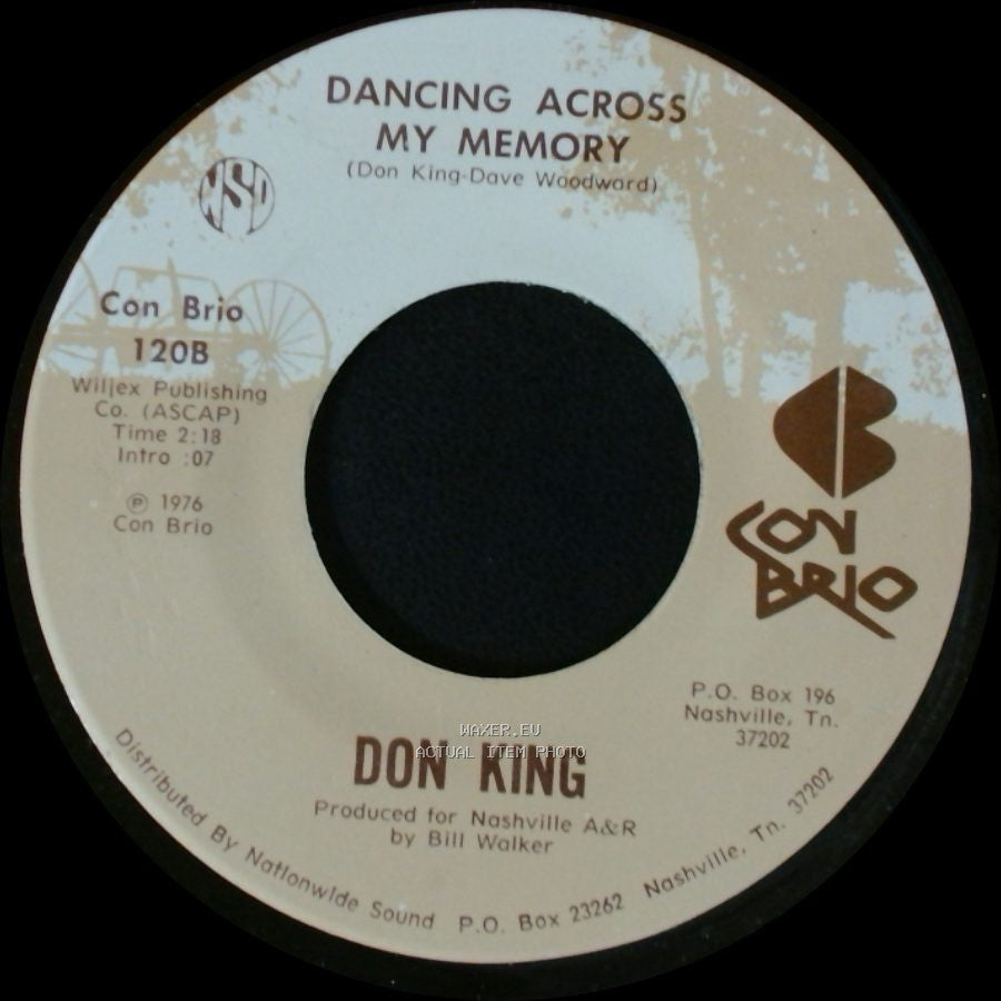 Don King - She's The Girl Of My Dreams / Dancing Across My Memory side B