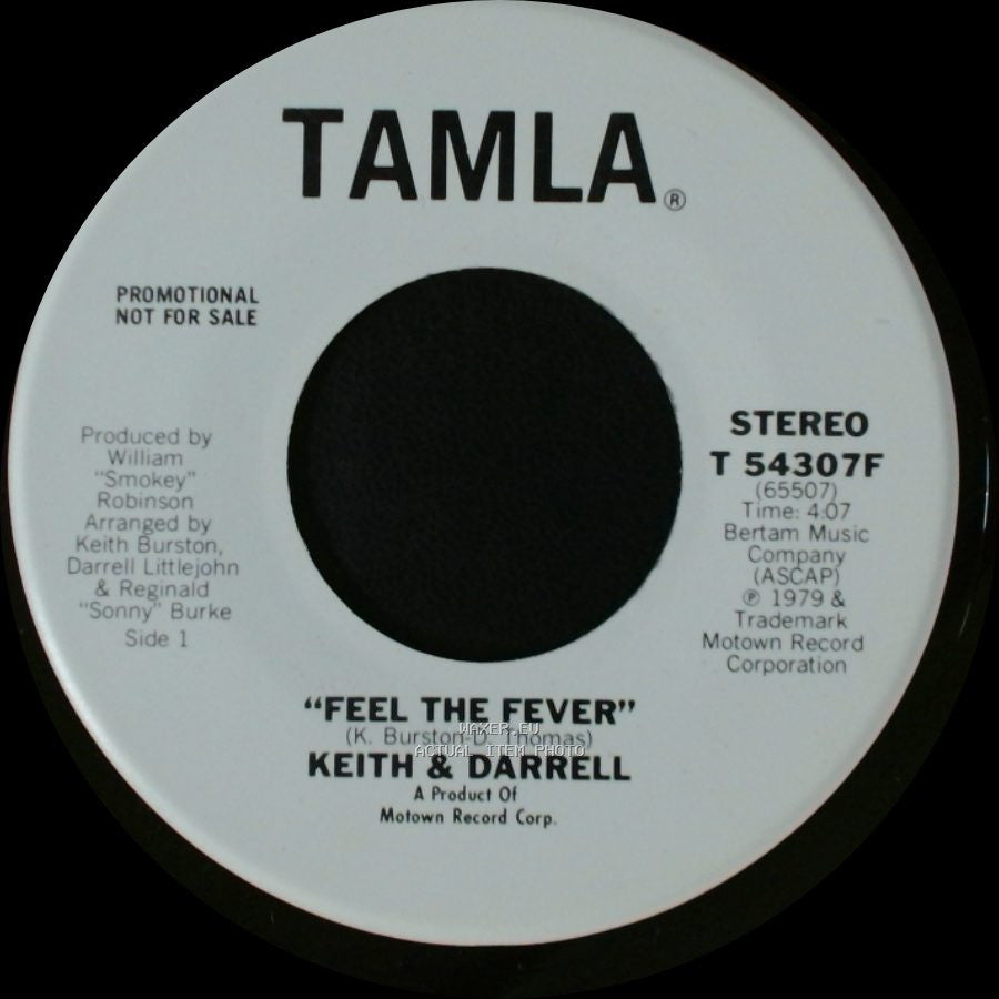 Keith & Darrell - Feel The Fever / Feel The Fever side A