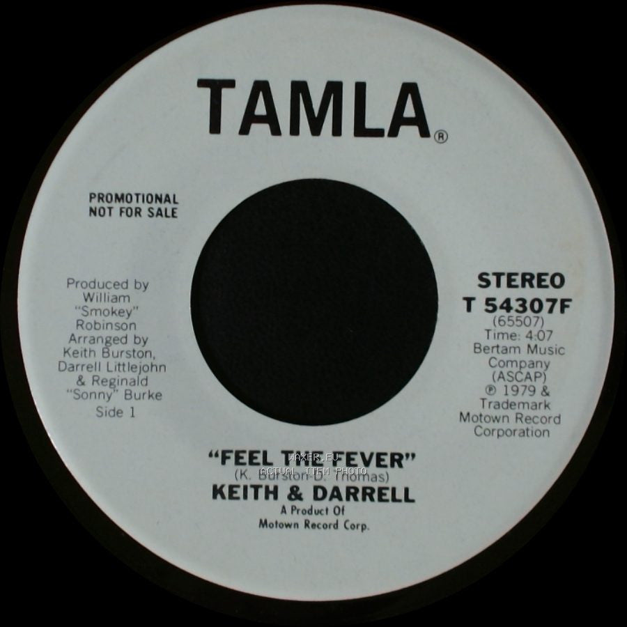 Keith & Darrell - Feel The Fever / Feel The Fever side B