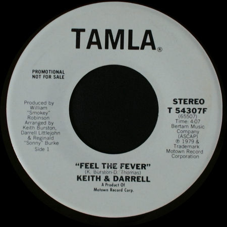 Keith & Darrell - Feel The Fever / Feel The Fever side B