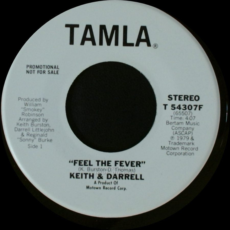 Keith & Darrell - Feel The Fever / Feel The Fever side A