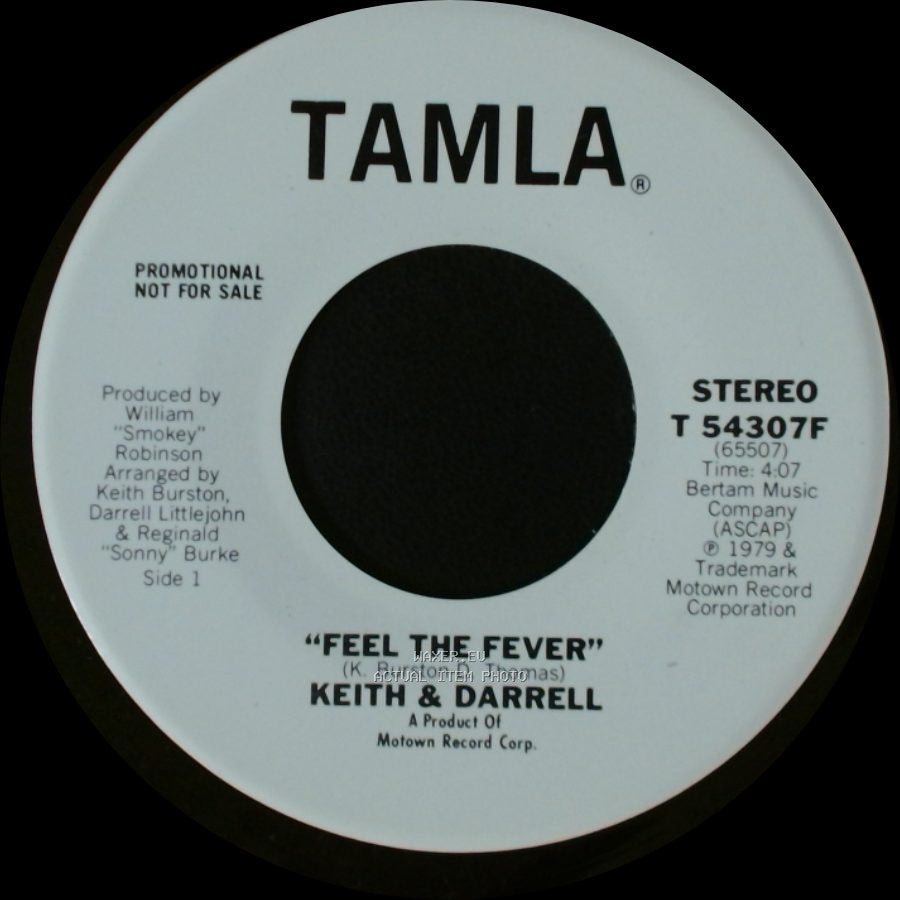 Keith & Darrell - Feel The Fever / Feel The Fever side B