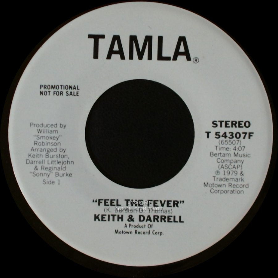 Keith & Darrell - Feel The Fever / Feel The Fever side B