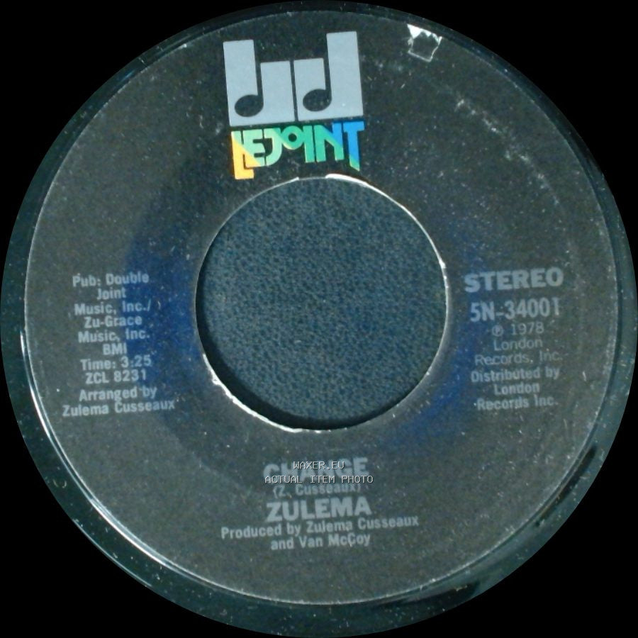 Zulema - Change / Hanging On To A Memory side A