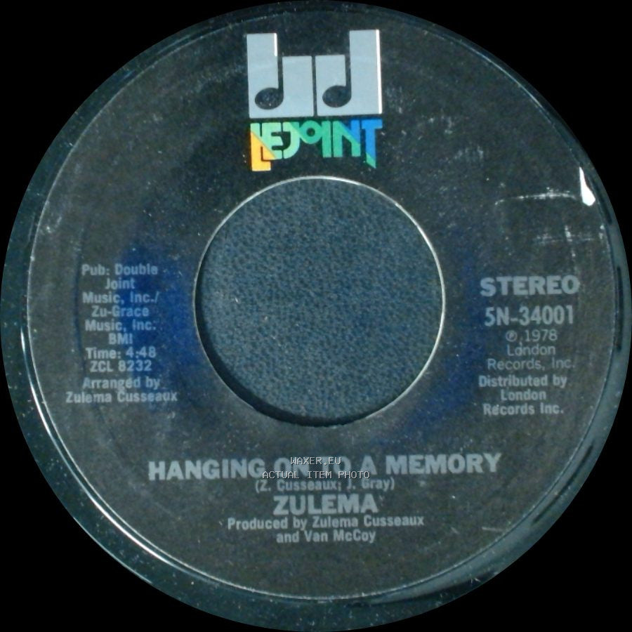 Zulema - Change / Hanging On To A Memory side B