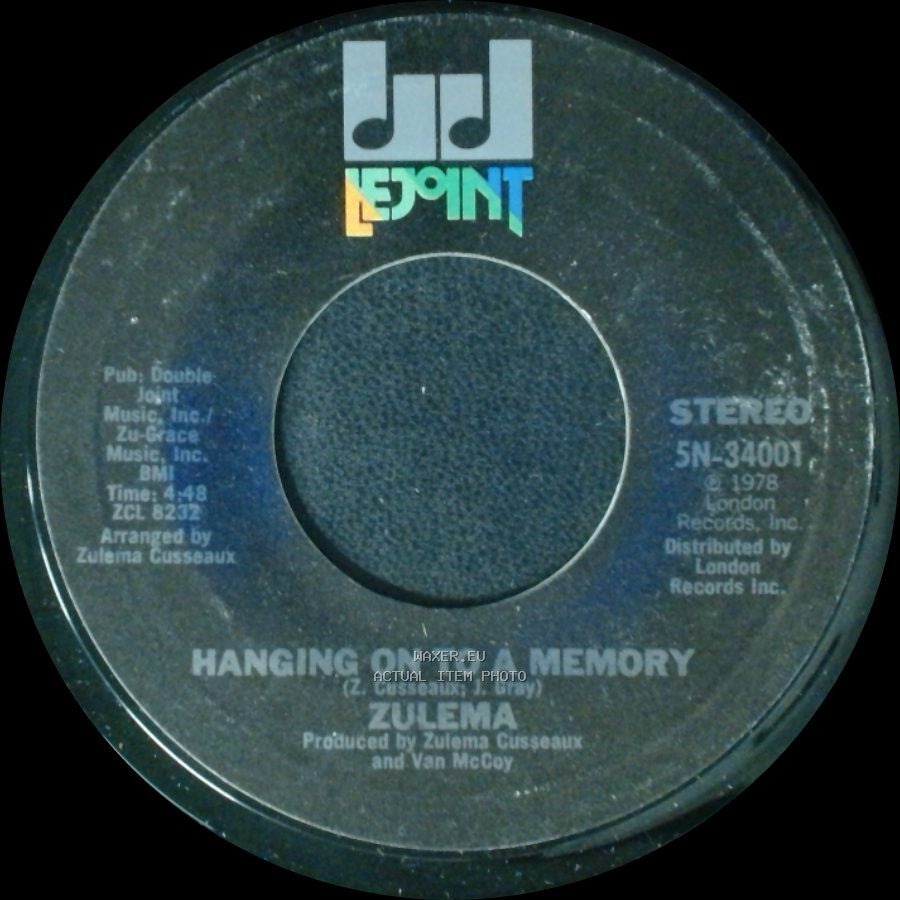 Zulema - Change / Hanging On To A Memory side B