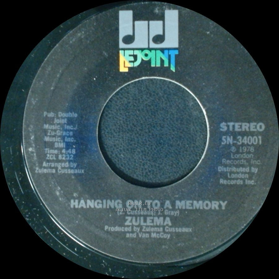 Zulema - Change / Hanging On To A Memory side B