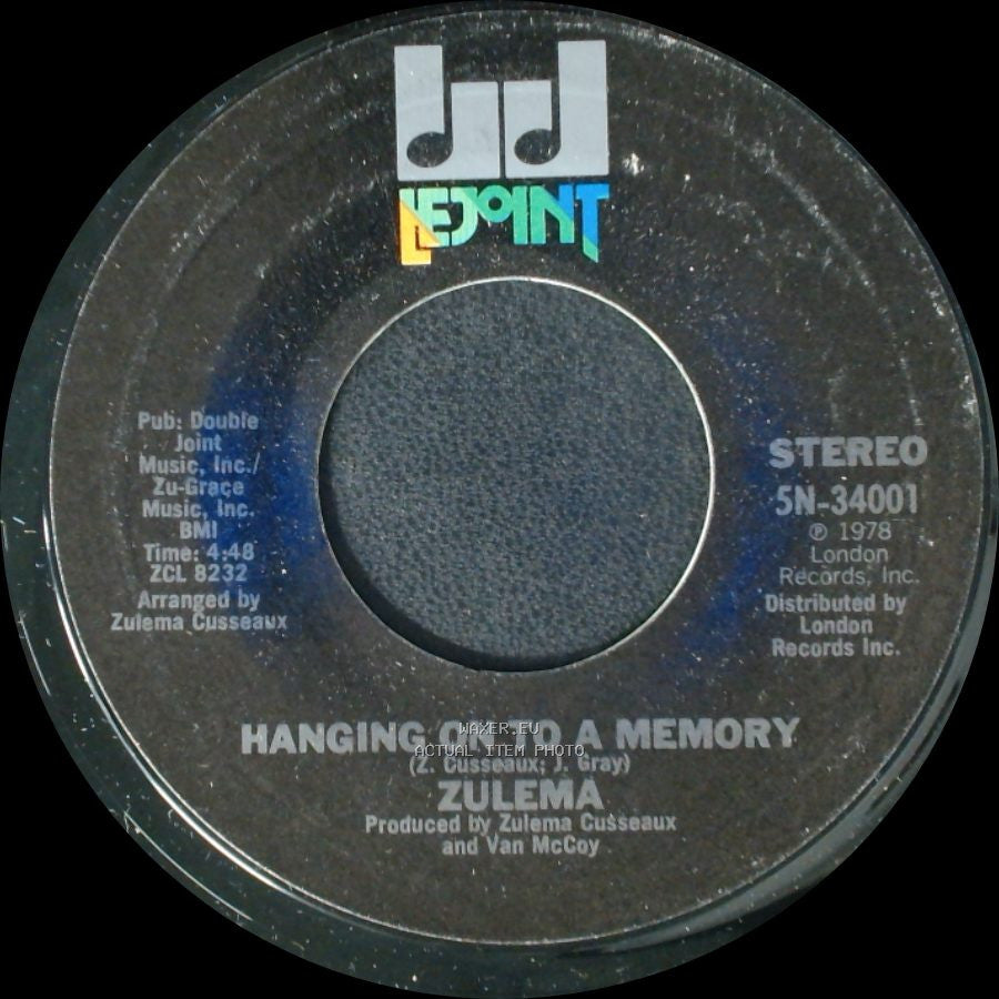 Zulema - Change / Hanging On To A Memory side A