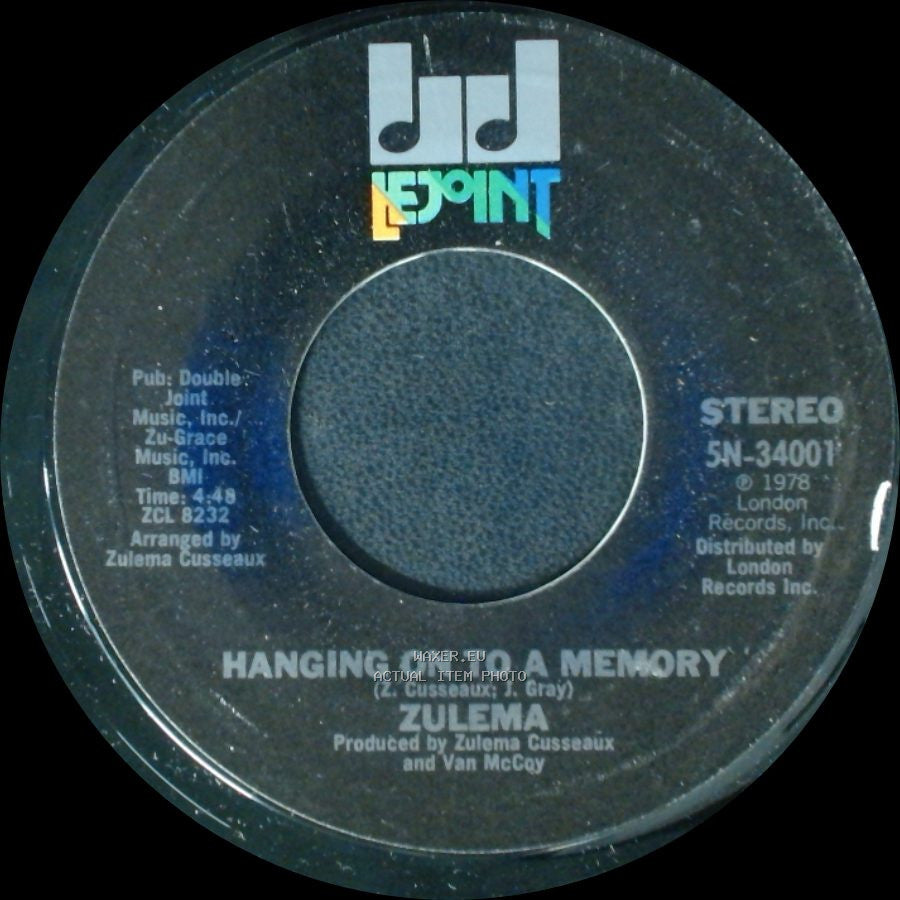 Zulema - Change / Hanging On To A Memory side A