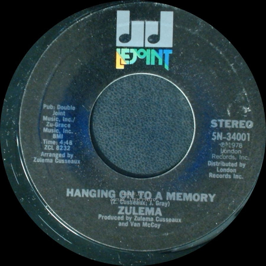 Zulema - Change / Hanging On To A Memory side A
