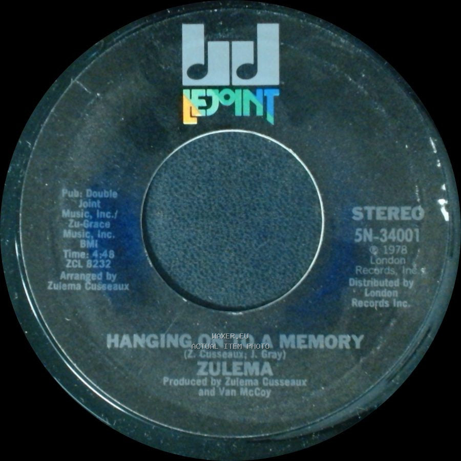 Zulema - Change / Hanging On To A Memory side A