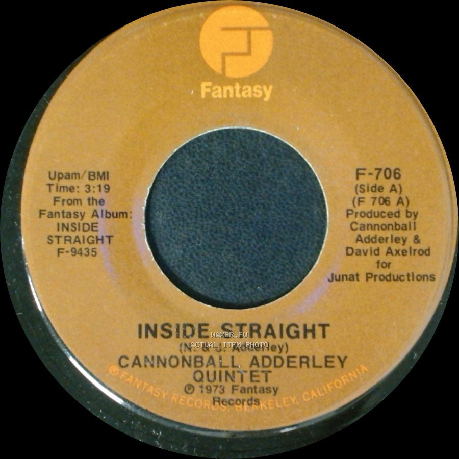 Cannonball Adderley Quintet - Inside Straight / Saudade side A