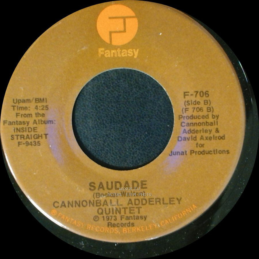 Cannonball Adderley Quintet - Inside Straight / Saudade side B
