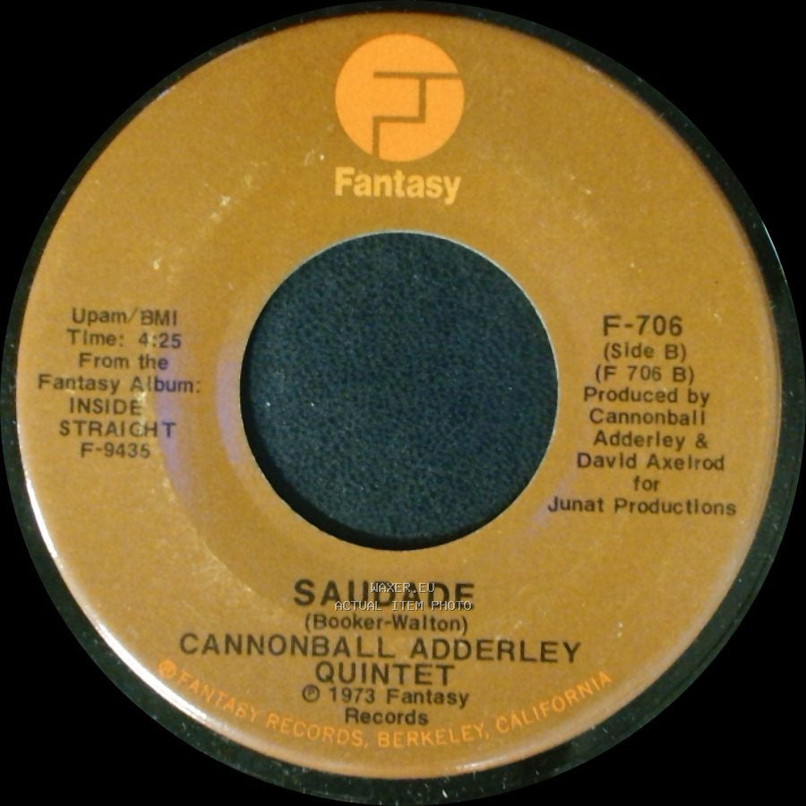 Cannonball Adderley Quintet - Inside Straight / Saudade side B