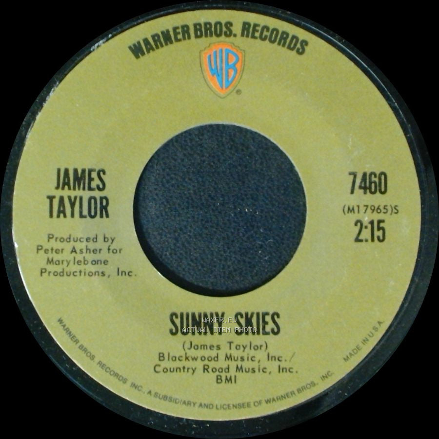 James Taylor - Sunny Skies / Country Road side A
