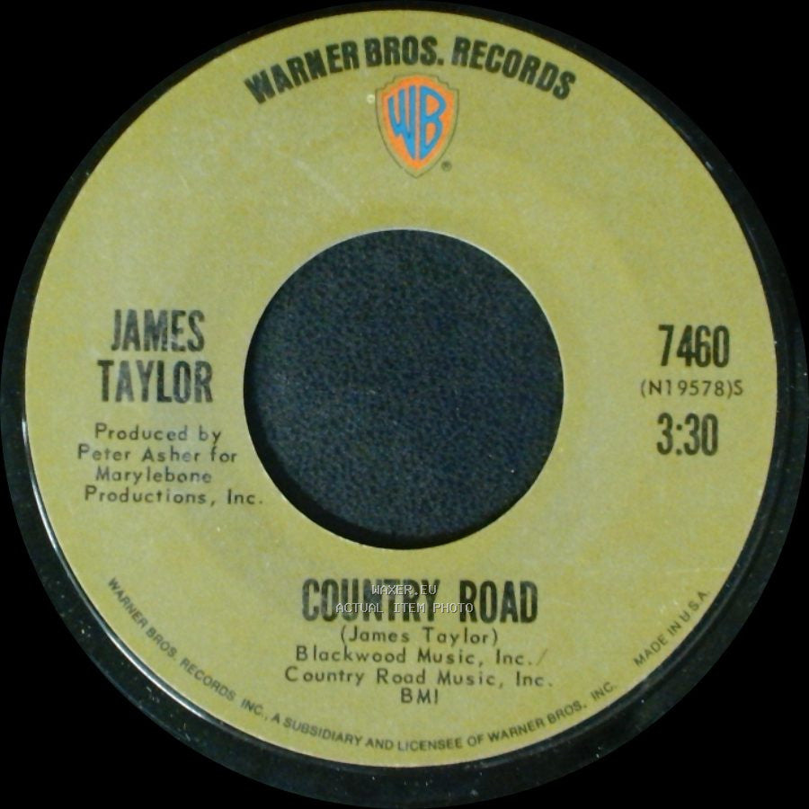 James Taylor - Sunny Skies / Country Road side B