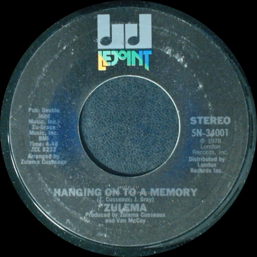 Zulema - Change / Hanging On To A Memory side A