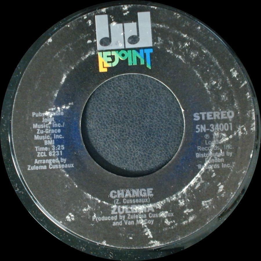 Zulema - Change / Hanging On To A Memory side B