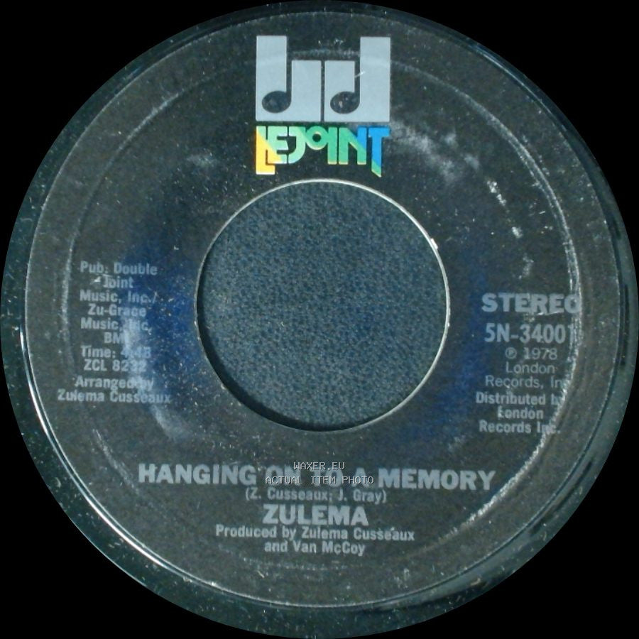 Zulema - Change / Hanging On To A Memory side A