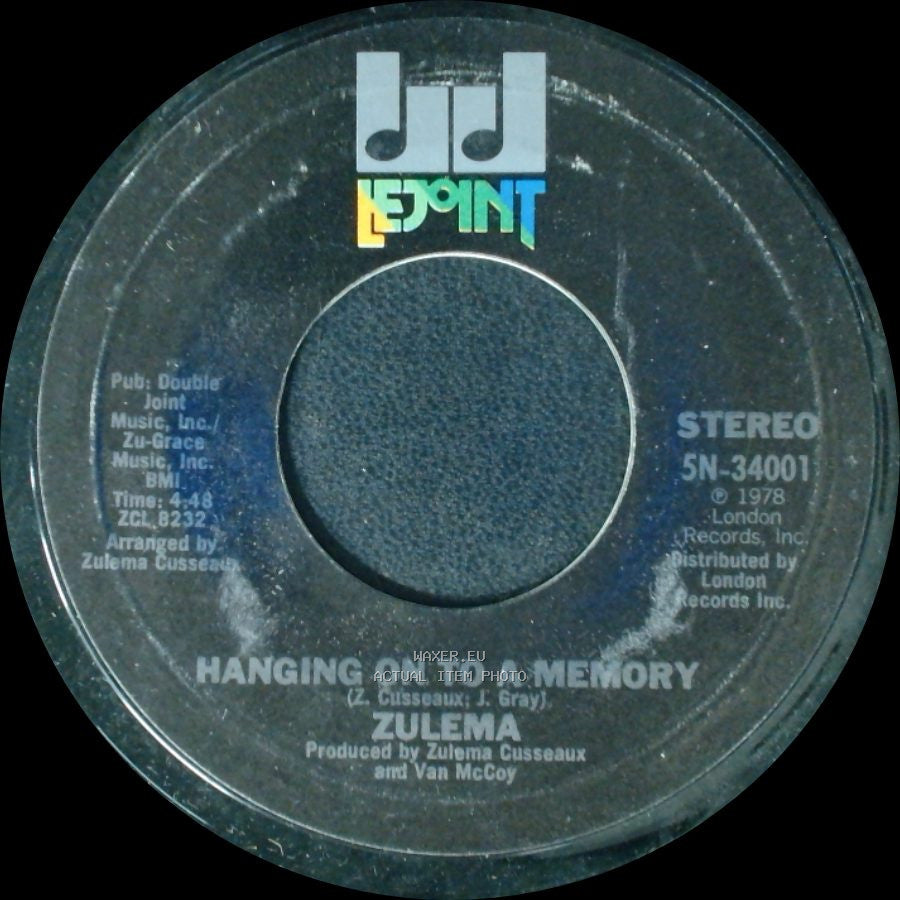 Zulema - Change / Hanging On To A Memory side A