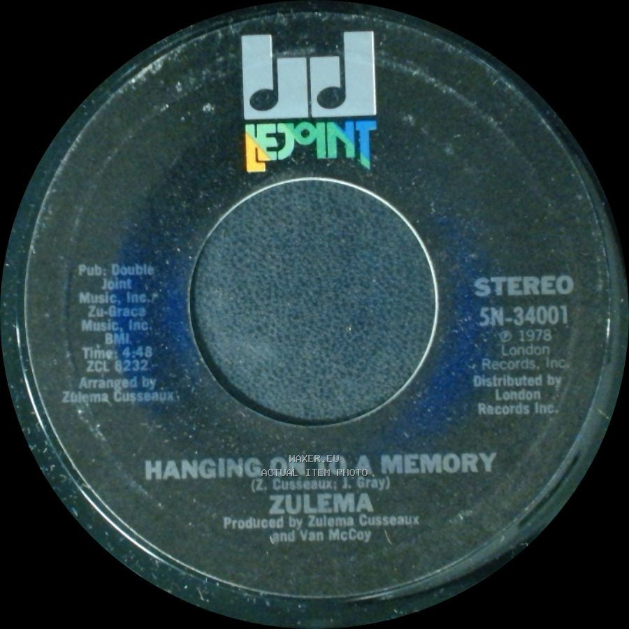 Zulema - Change / Hanging On To A Memory side A