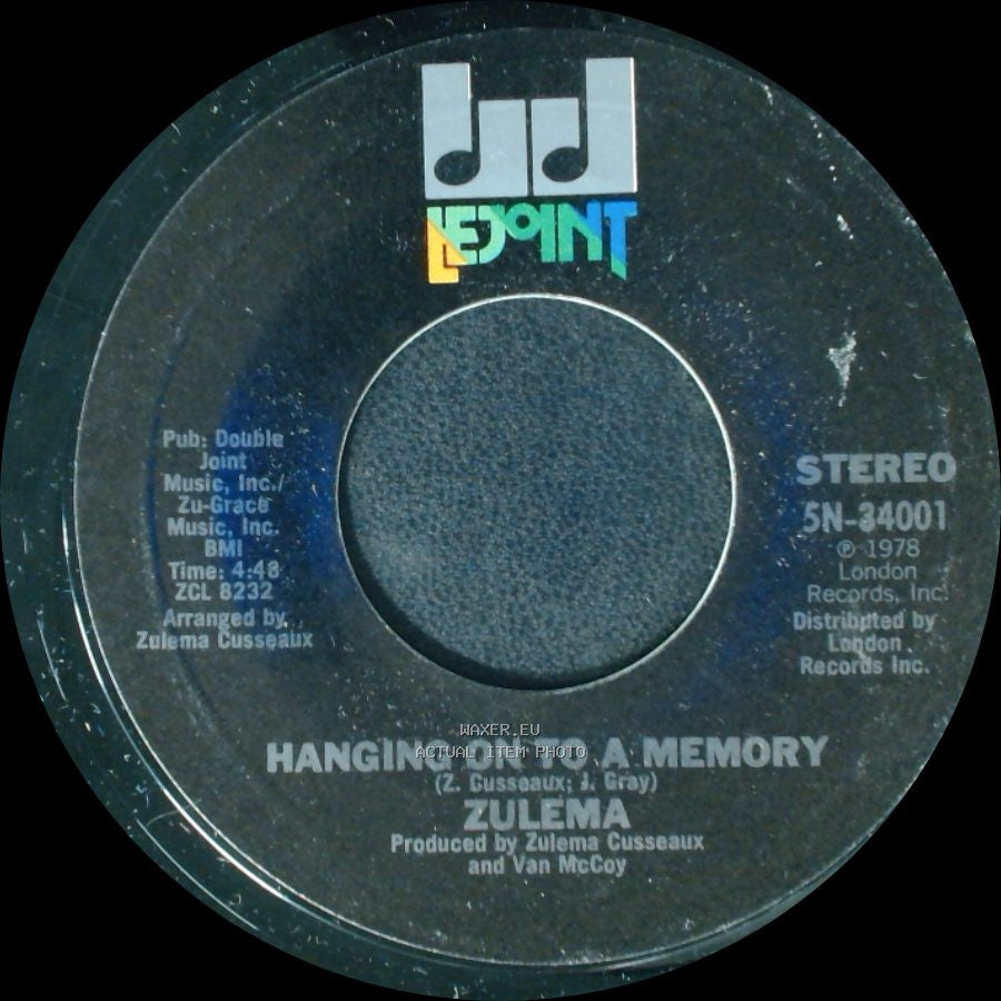 Zulema - Change / Hanging On To A Memory side A