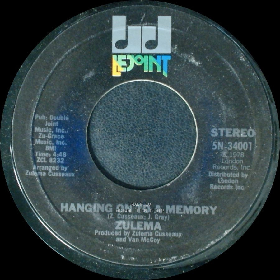 Zulema - Change / Hanging On To A Memory side A