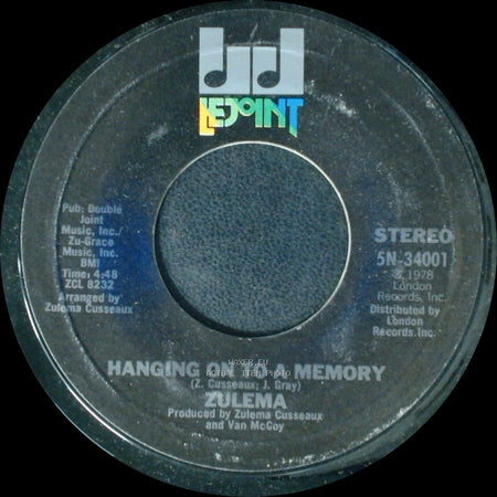 Zulema - Change / Hanging On To A Memory side A