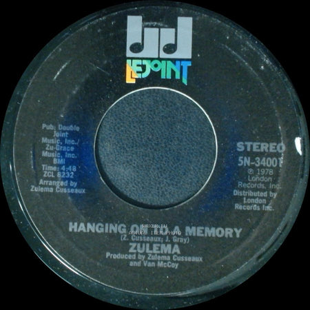 Zulema - Change / Hanging On To A Memory side A