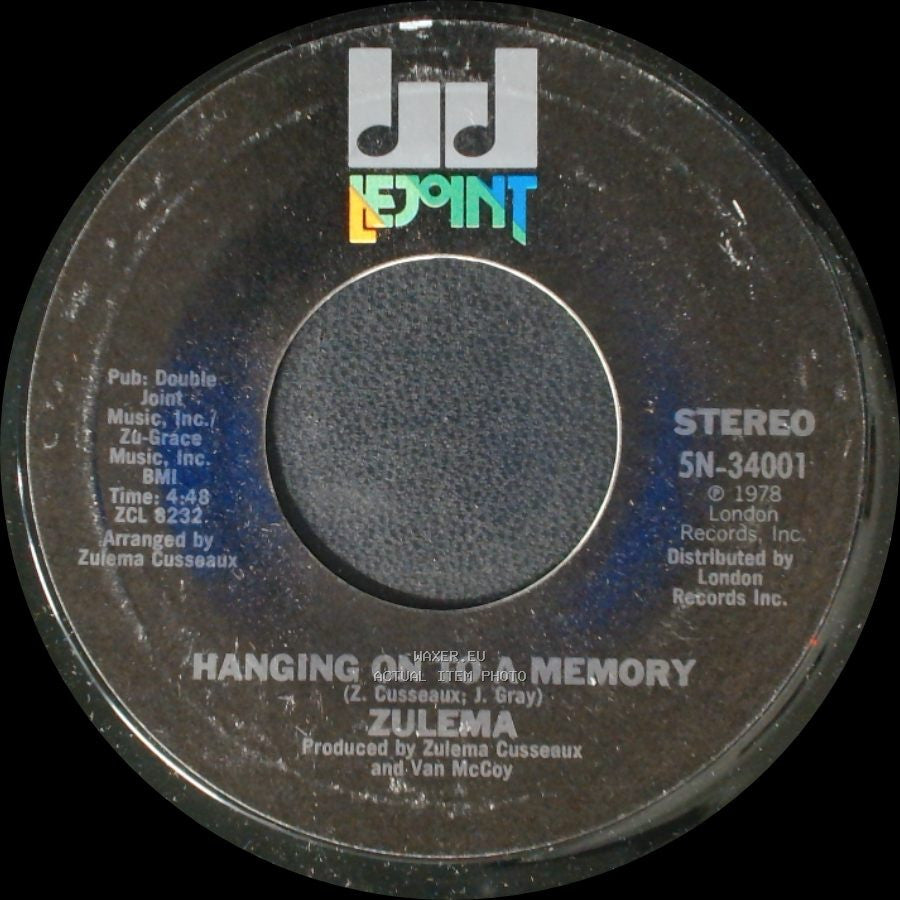Zulema - Change / Hanging On To A Memory side A