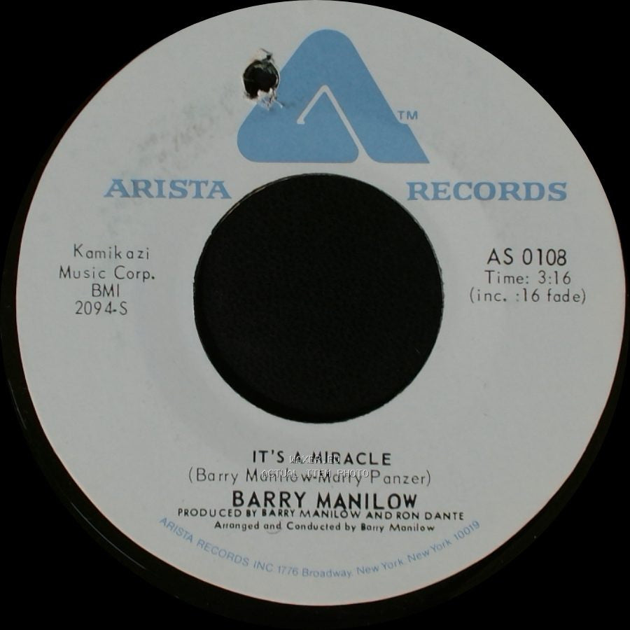 Barry Manilow - It's A Miracle / One Of These Days side A