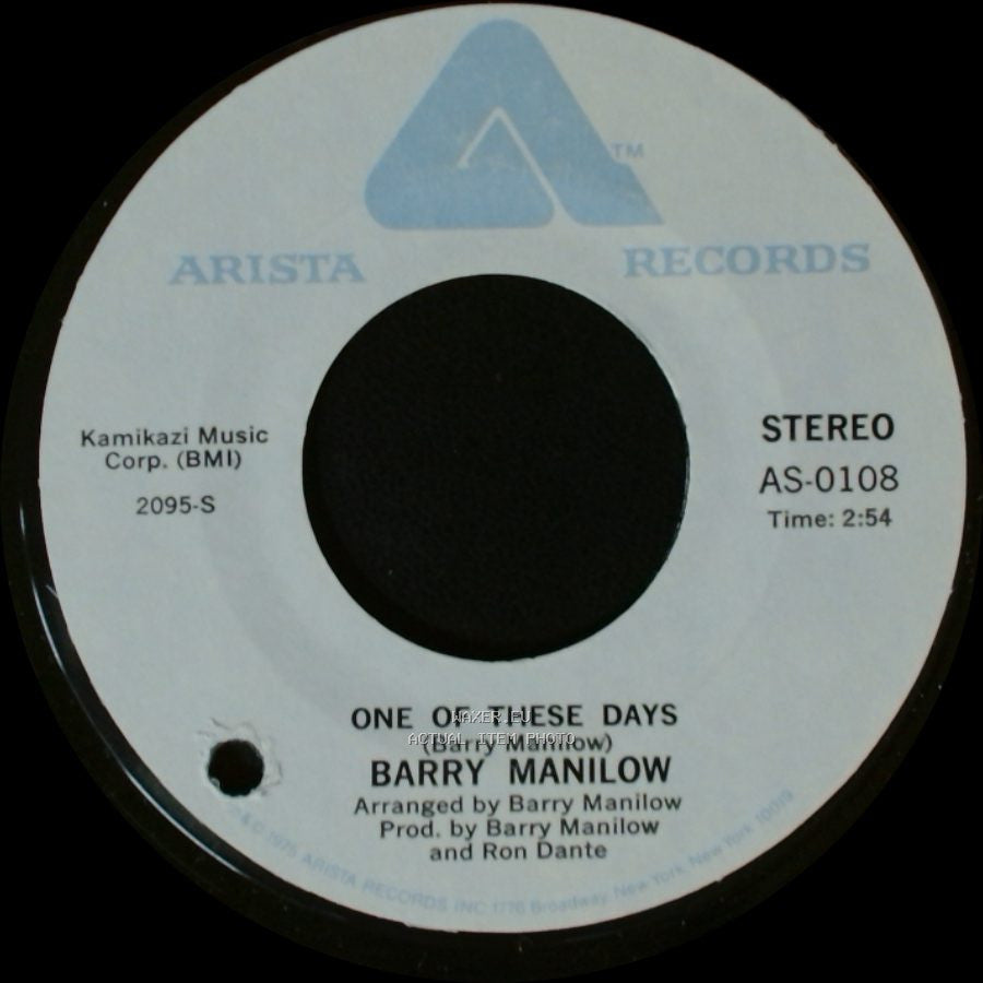 Barry Manilow - It's A Miracle / One Of These Days side A
