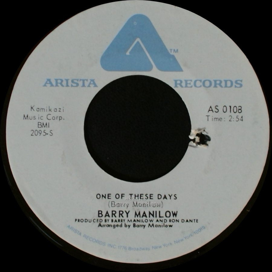 Barry Manilow - It's A Miracle / One Of These Days side A