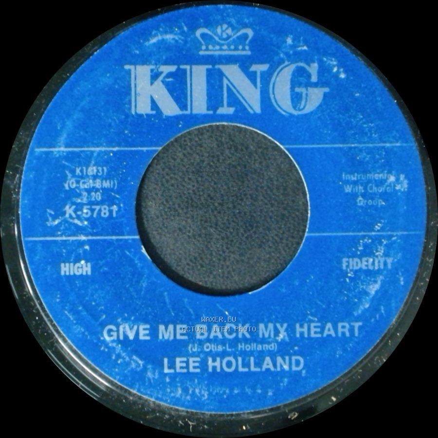 Lee Holland - Let's Stay Together / Give Me Back My Heart side A